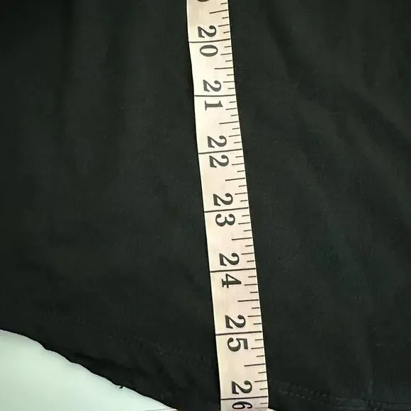 Skies are Blue Women's Black Swiss Dot Back Button Up Blouse Size Medium - Picture 9 of 9